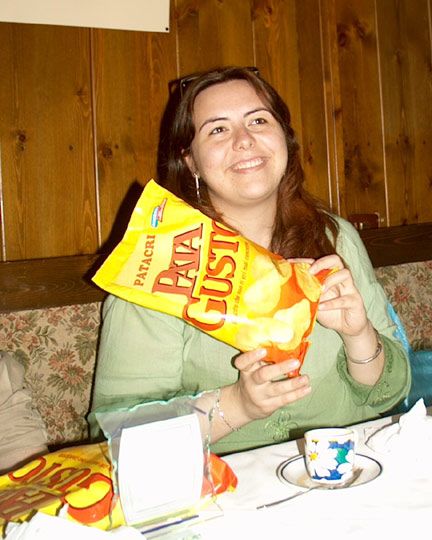 La valletta con il premio dello sponsor